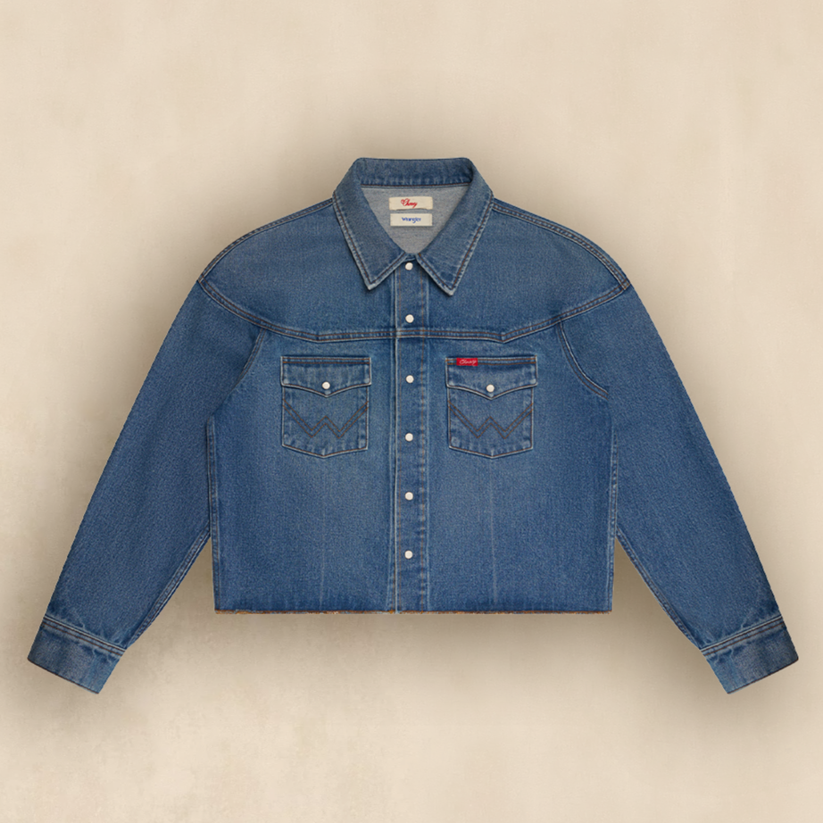 Wrangler X Cherry Denim Shirt Jacket