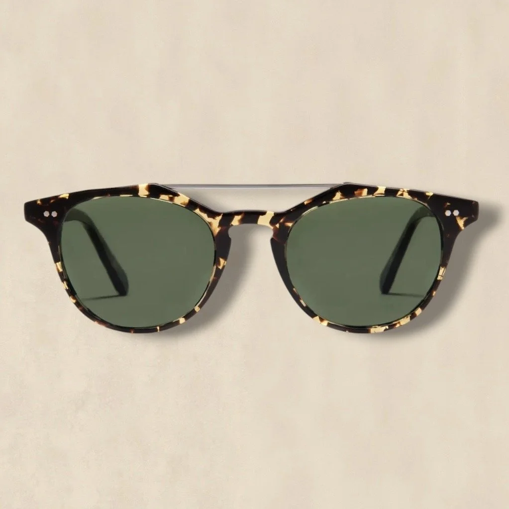 Tortoiseshell Aviator Sunglasses