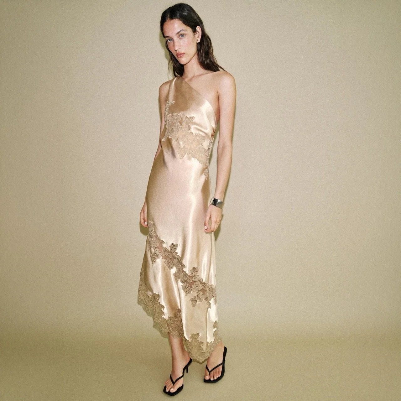 Asymmetric Camisole Dress