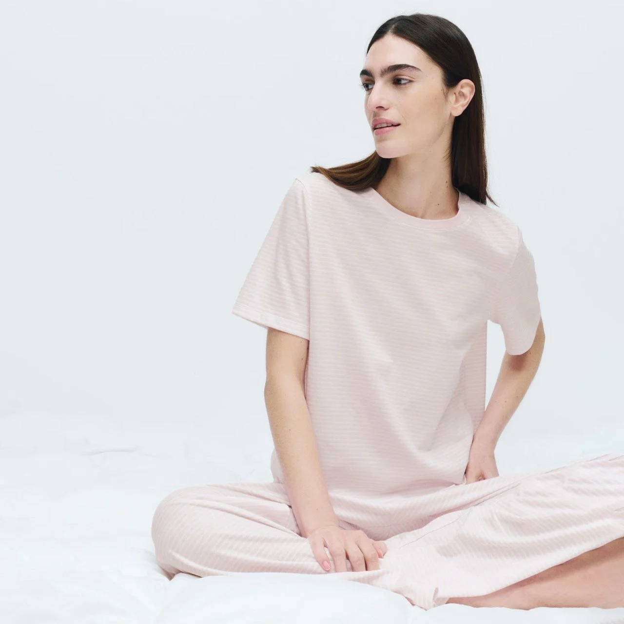 Marks & Spencer Pure Cotton Printed Pyjama Set