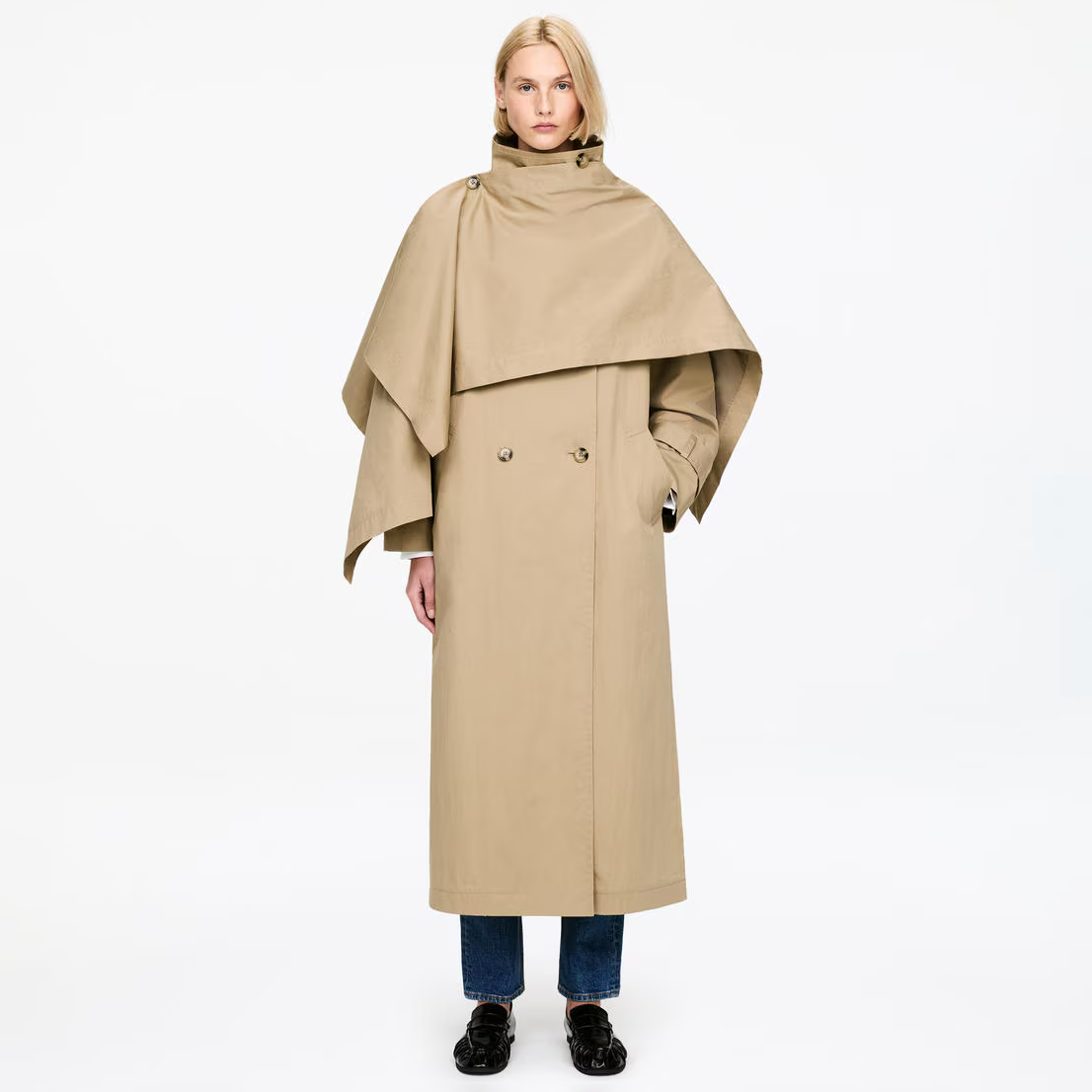 Arket Scarf Trench Coat