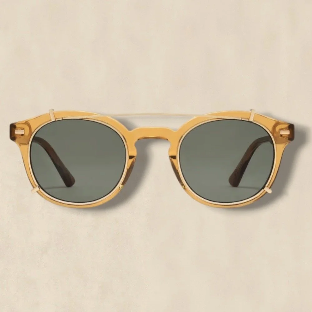 Yellow Aviator Sunglasses