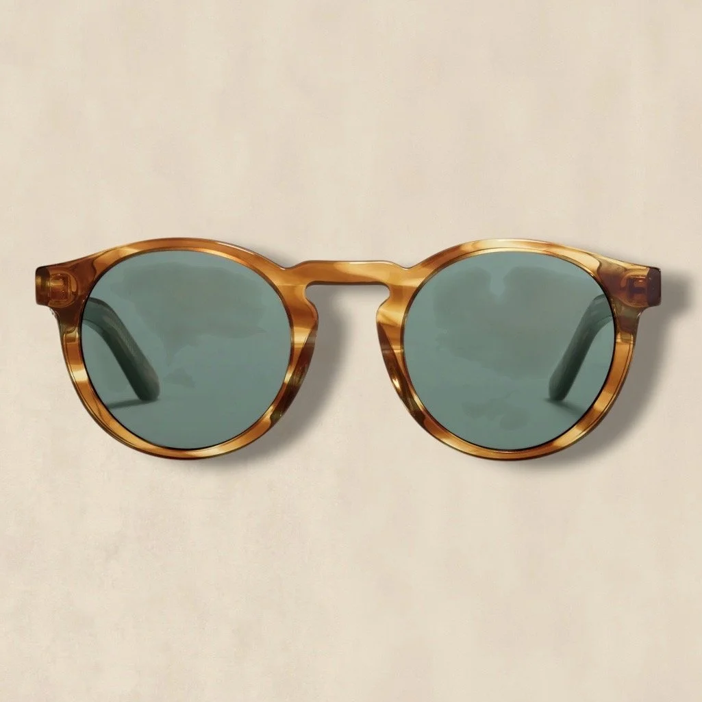 Tortoiseshell Round Sunglasses