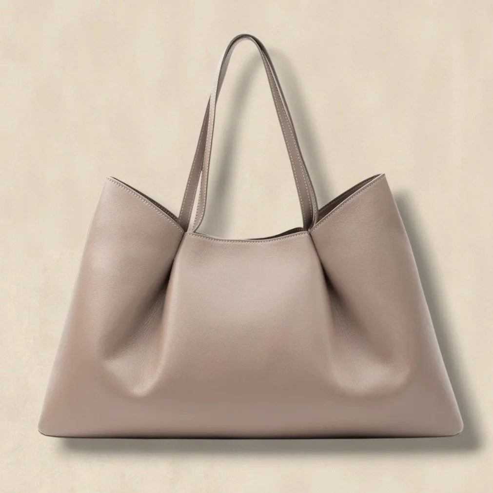 Dimple Tote Leather Acacia