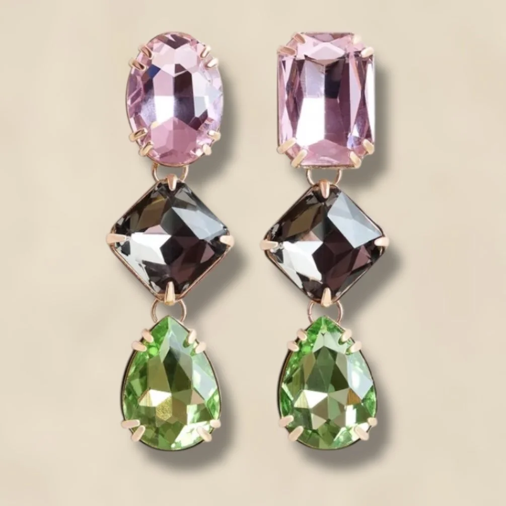 Essentiel Antwerp Pink Black Green Jewels Imistify Earrings