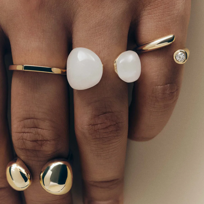 Quartz Gravity Ring PD Paola