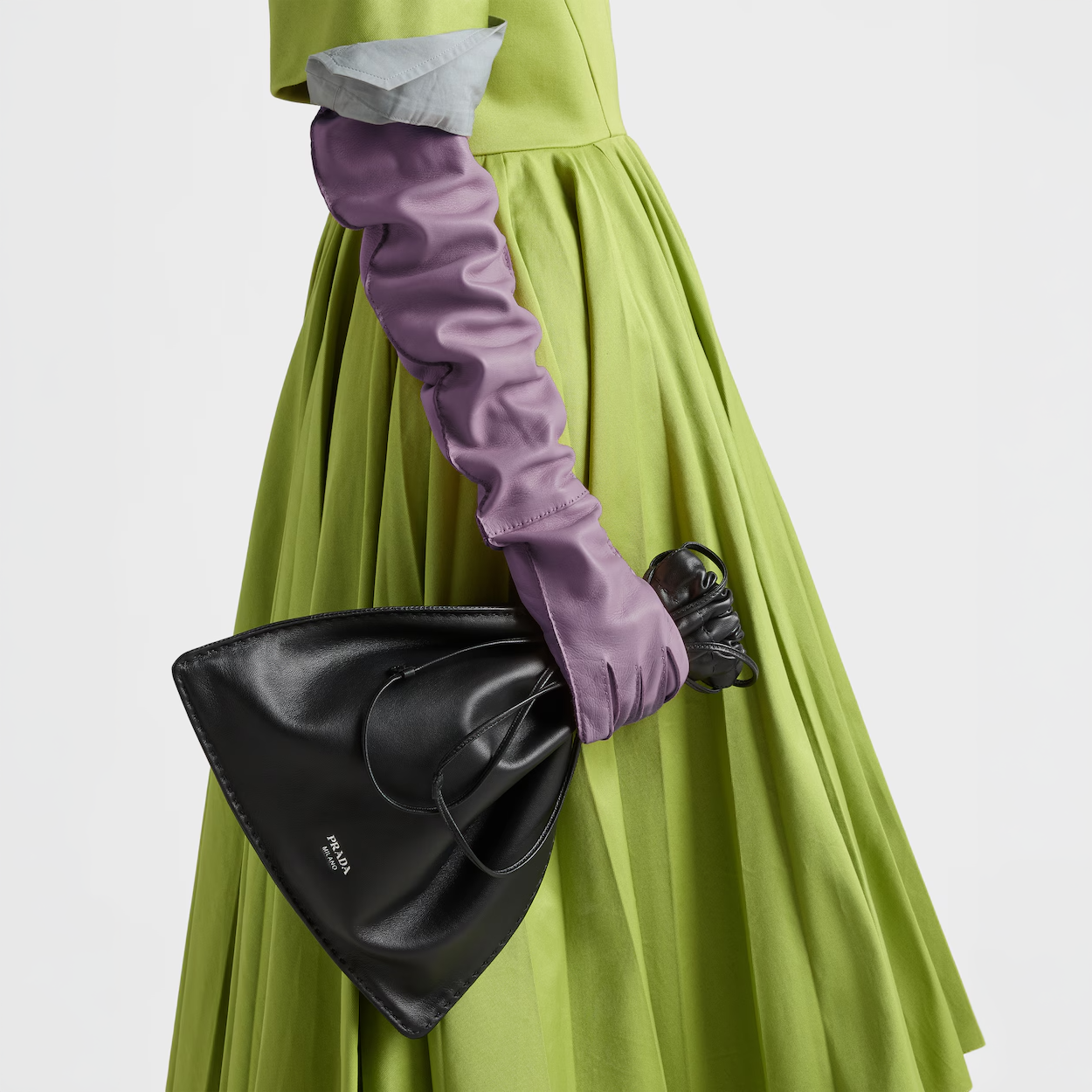 Wish Black Nappa Leather Pouch