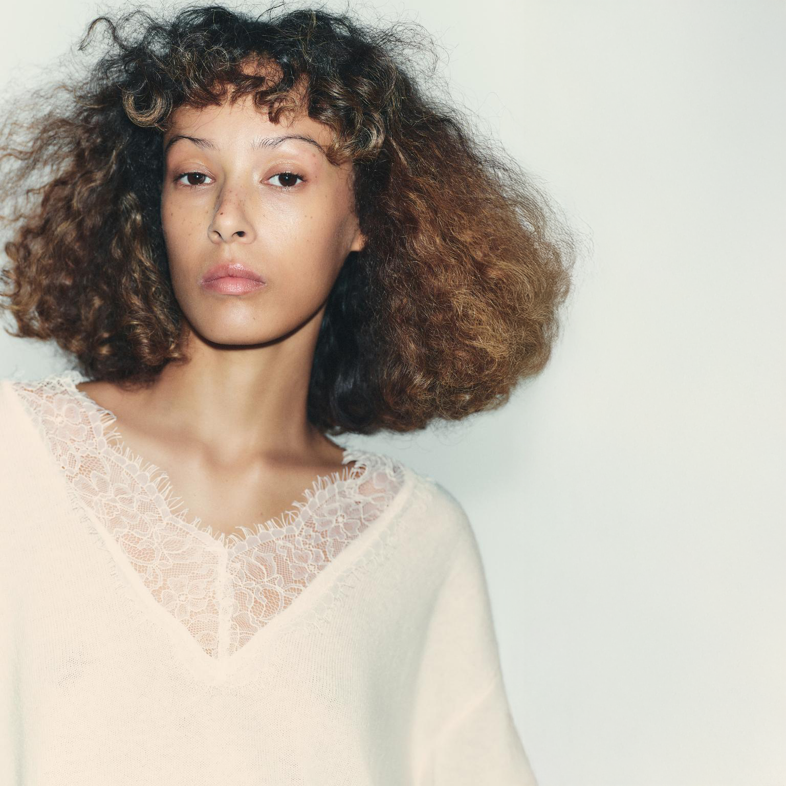 Lace Knit Jumper ZARA