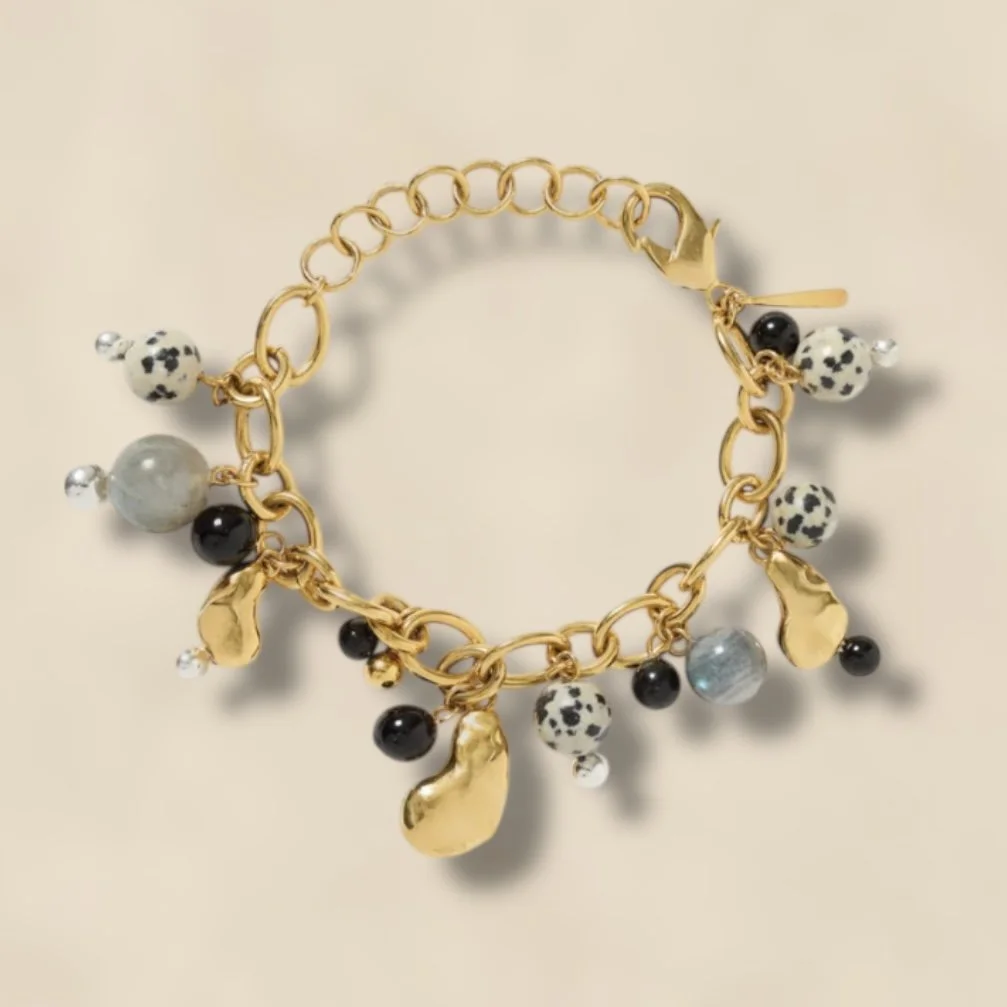 Jigsaw Semi-Precious Charm Bracelet