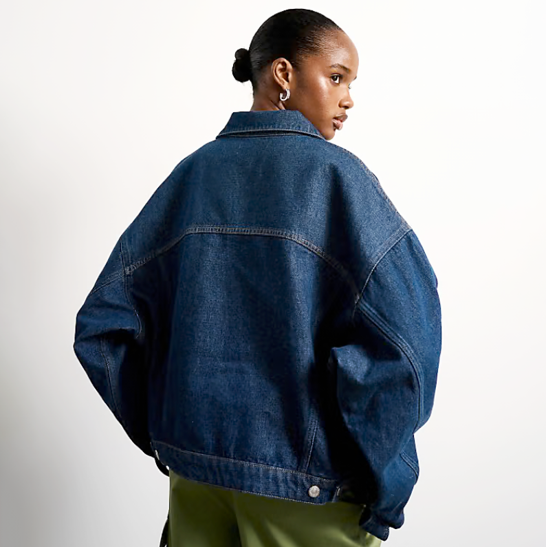 Denim Balloon Jacket Indigo Rinse