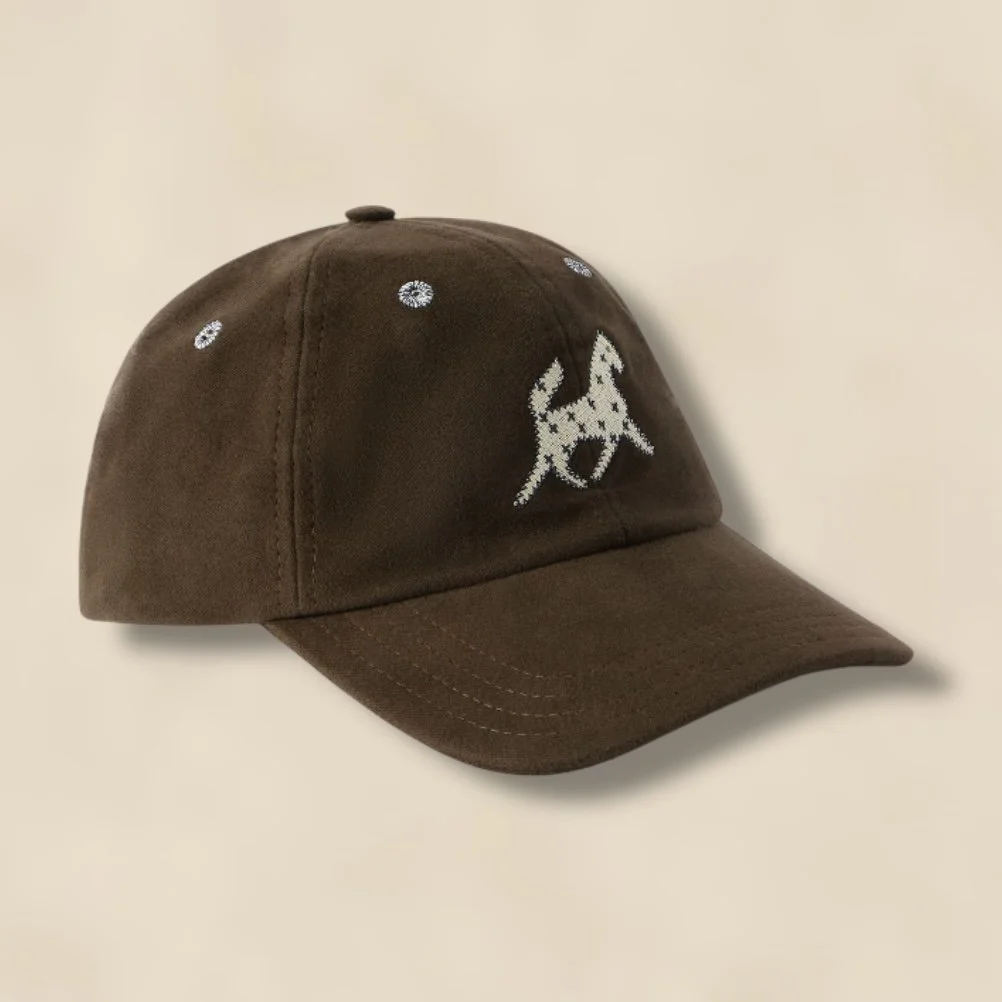 Drake’s Appliquéd Cotton Moleskin Baseball Cap