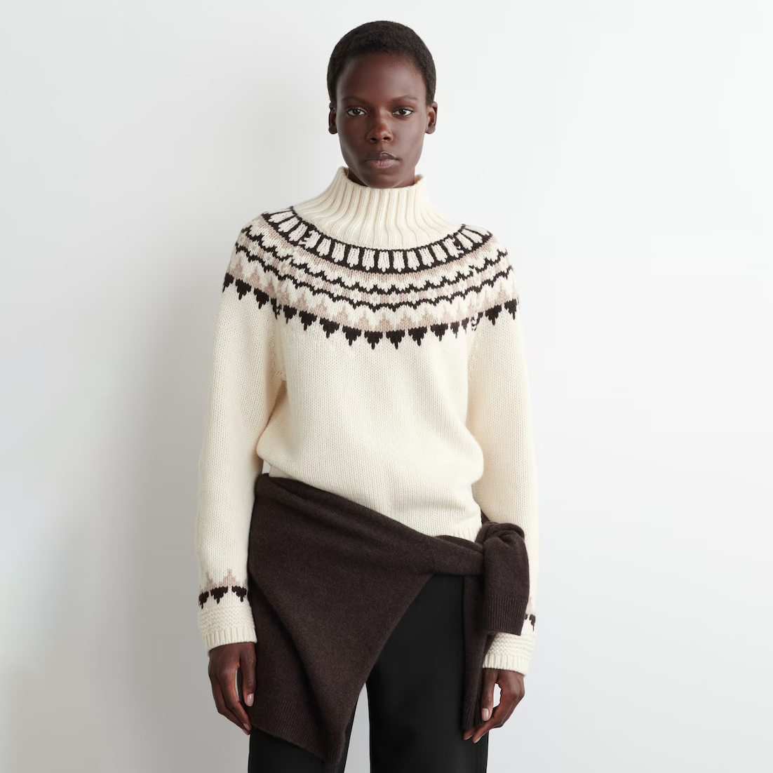 COS Fair Isle Wool-Cashmere Jumper