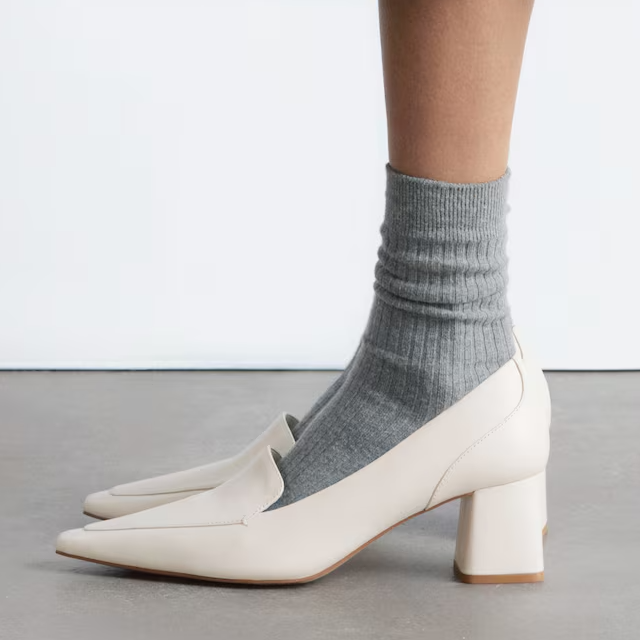 Pointed Leather Pumps