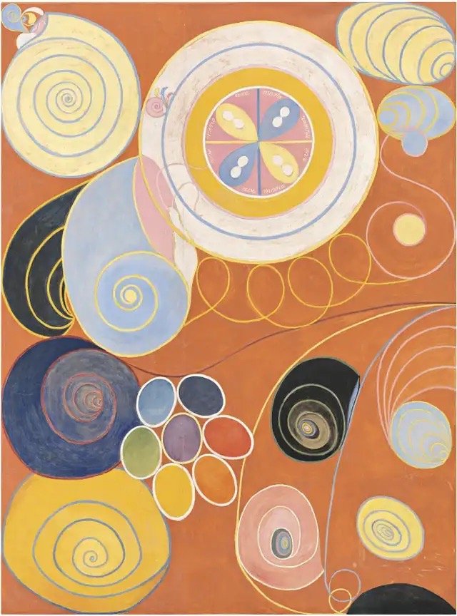 Hilma af Klint, The Ten Largest, Group IV, No. 3 Youth, 1907/Courtesy of the Hilma af Klint Foundation