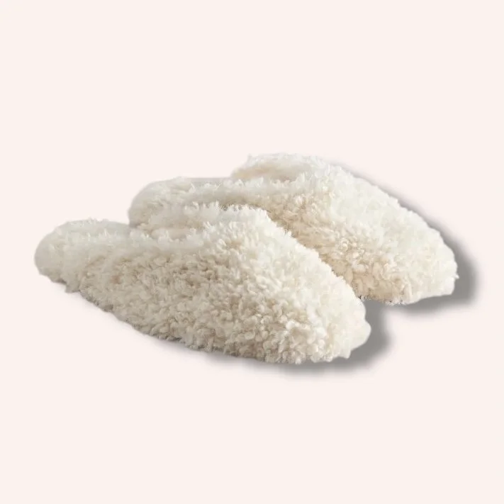 Zara Home Faux Shearling Mule Slippers