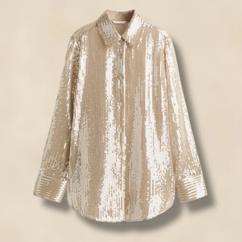 H&M Sequin Blouse