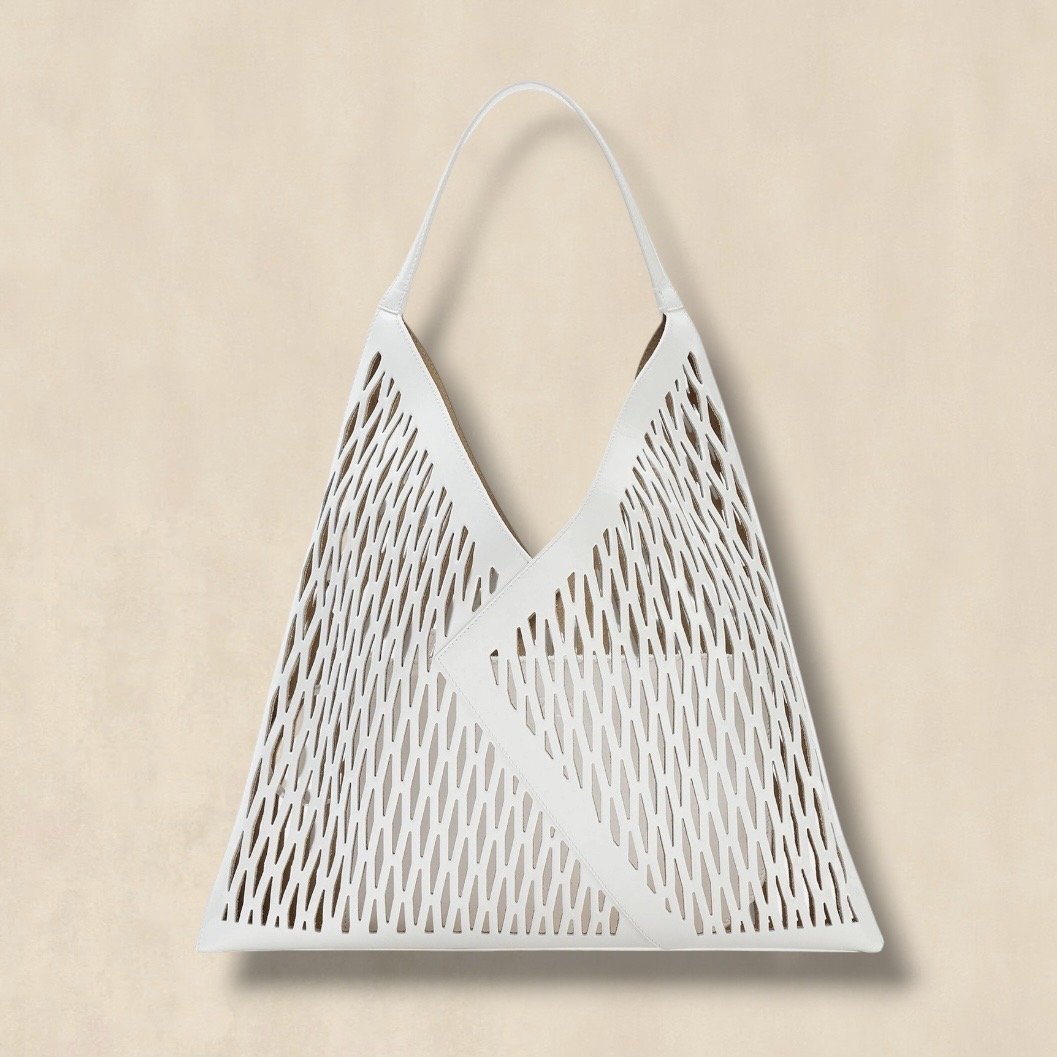 Openwork Leather Tote