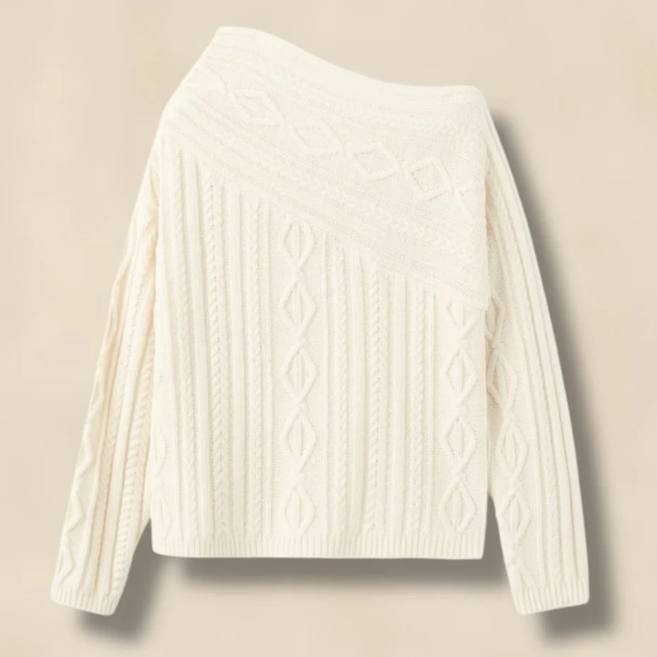 Braided Wool Blend Sweater MANGO