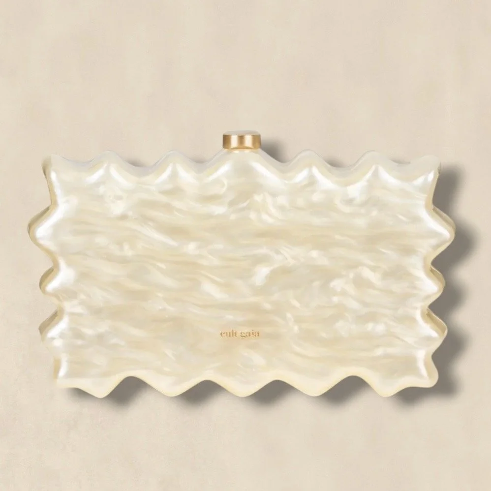 Pearlised Clutch Bag
