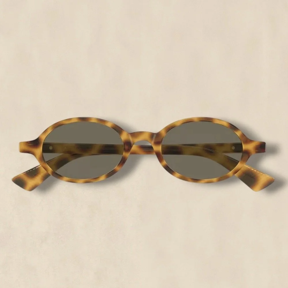 Tortoiseshell Round Sunglasses
