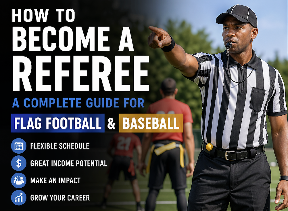 How to Become a Referee: A Complete Guide for Flag Football and Baseball