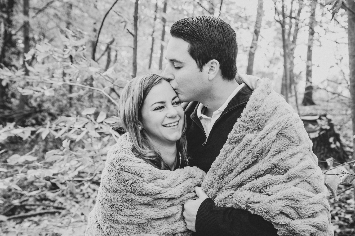 Boston wedding photographer fall engagement photoshoot