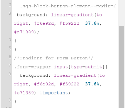 How to Add Gradient Using Custom CSS in Squarespace (7.0 & 7.1) — SQSP ...