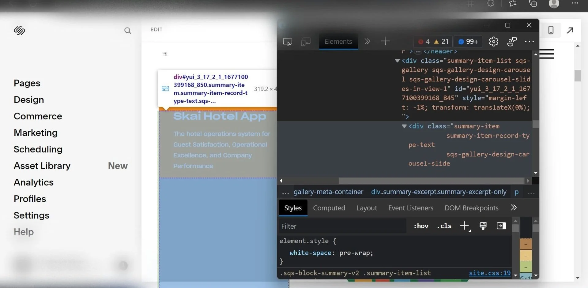 How to Apply CSS to a Specific Block on Squarespace — SQSP Starter