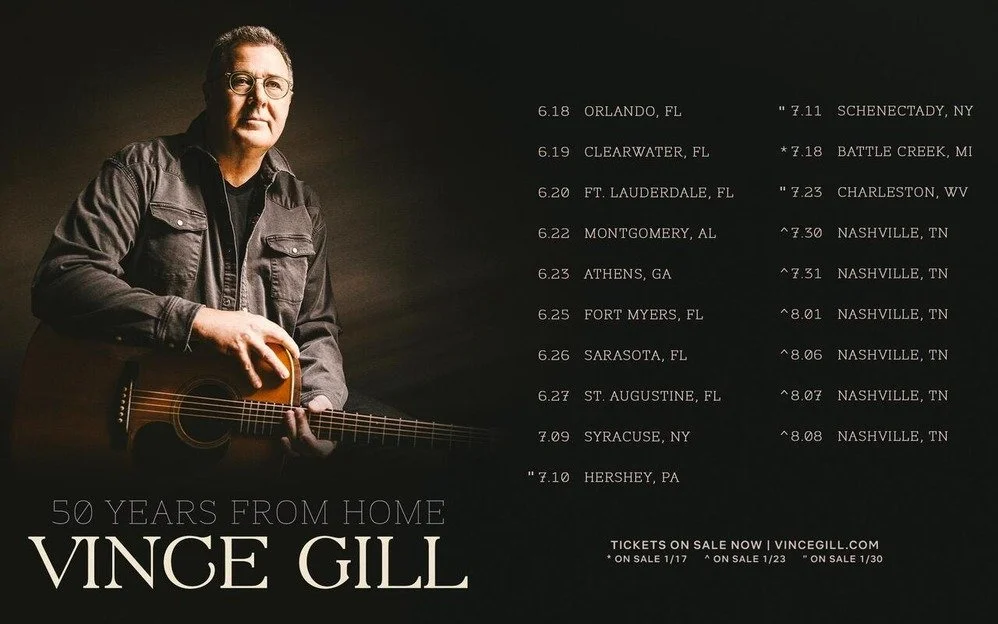 Vince Gill Tour Dates
