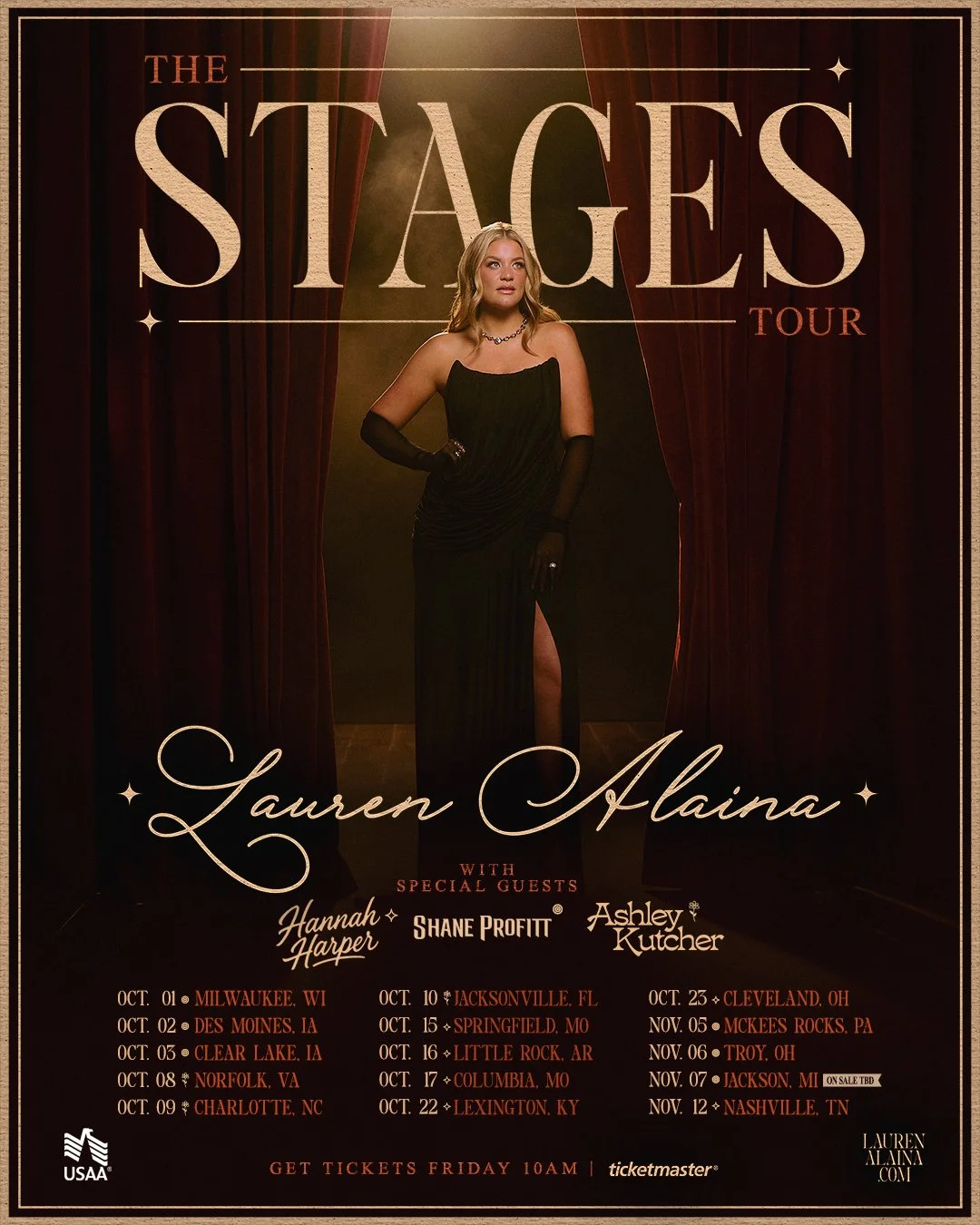 Lauren Alaina Announces The Stages Tour for Fall 2026