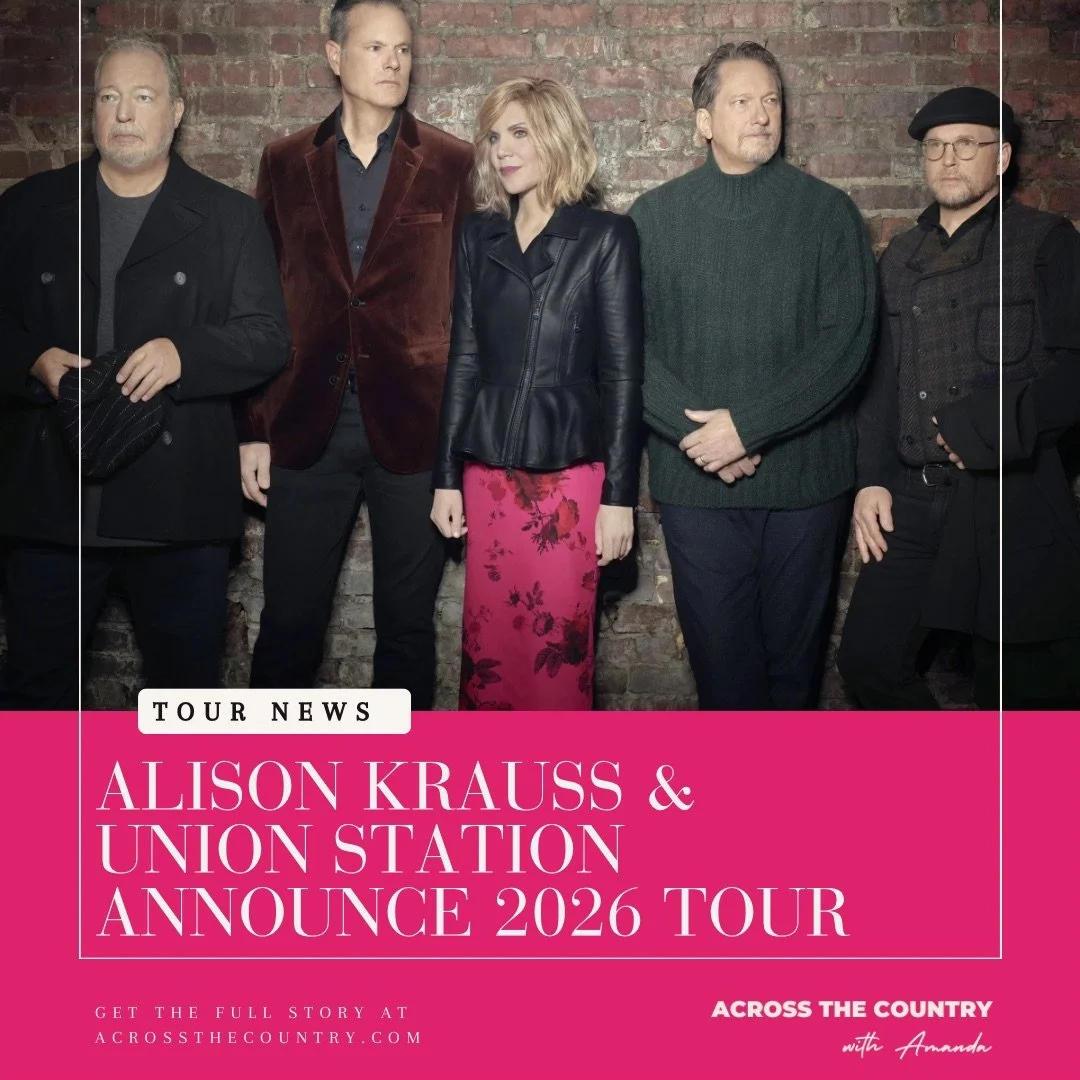 Big tour news! Alison Krauss and Union Station featuring Jerry Douglas have extended their Arcadia tour. With over 60 stops, fans can catch the Grammy-winning band starting in April. 

Checkout all the dates - you&rsquo;ll find the list at AcrossTheC