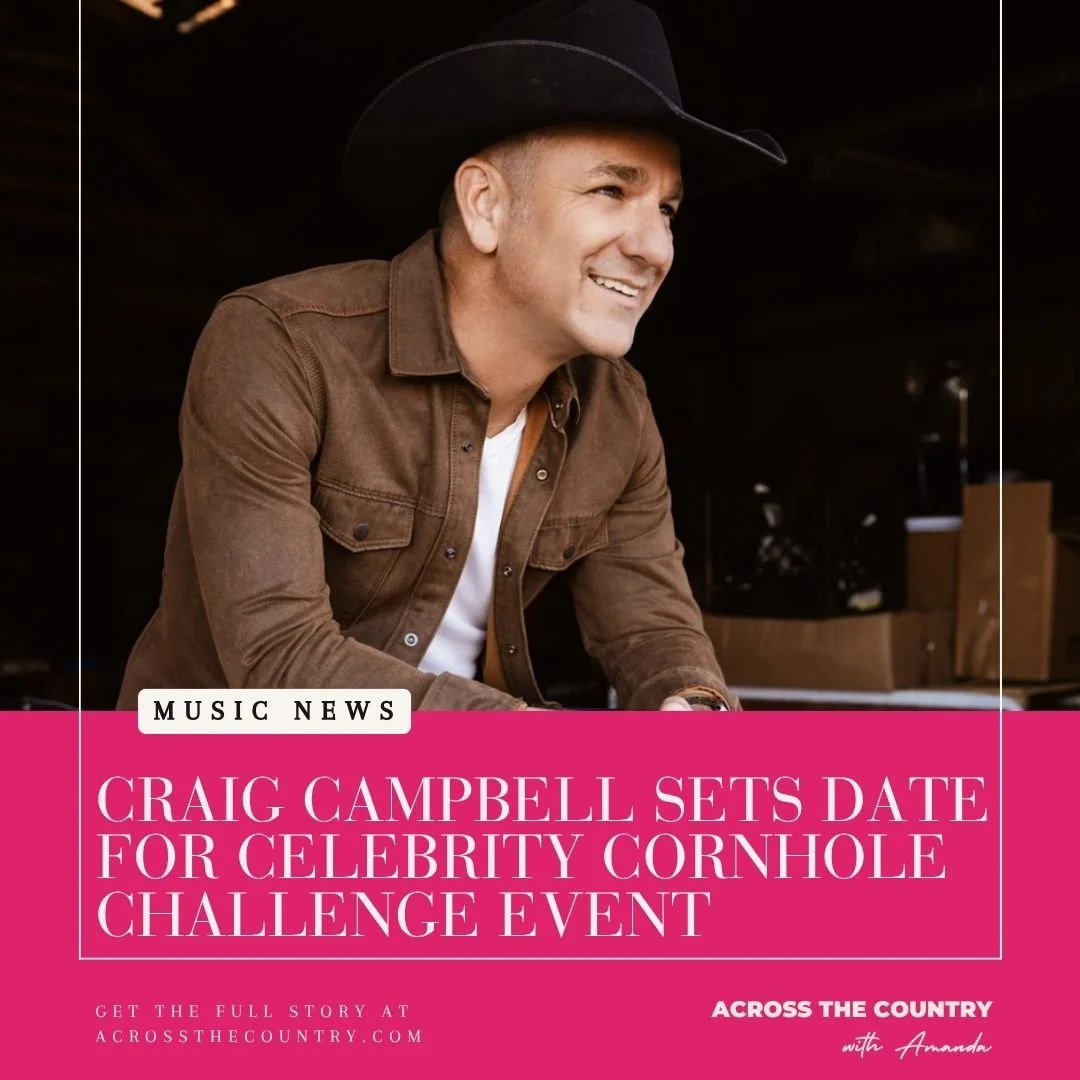 SAVE THE DATE!

@craigcampbelltv has announced the date for his 2026 Celebrity Cornhole Challenge! It's a can't-miss event for country music fans!

2026 Event Details
Date: June 2, 2026
Time: 11 AM &ndash; 4 PM
Location: 6th &amp; Peabody

Celebrity 