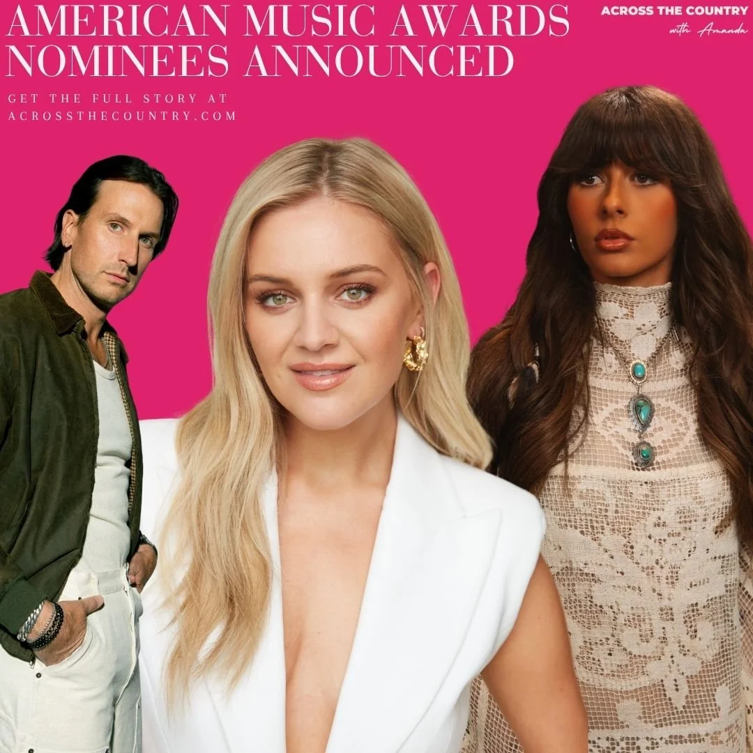 The American Music Award nominations have been revealed! Russell Dickerson, Kelsea Ballerini, and Ella Langley are among this year&rsquo;s country nominees.

Find out if your favorite was nominated - check out the entire list at AcrossTheCountry.com