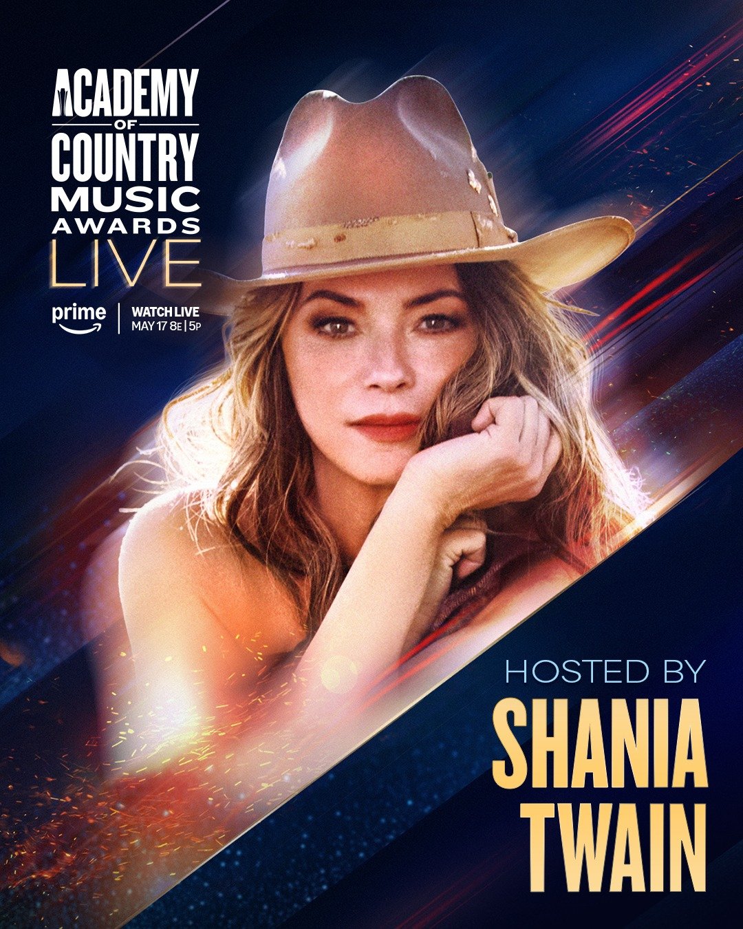@shaniatwain will host the 61st Annual ACM - Academy of Country Music!

&ldquo;I&rsquo;m thrilled to be hosting the 61st ACM Awards in Las Vegas, a place that feels like home.&rdquo; said Twain. &ldquo;It&rsquo;s such an honor to be part of this incr