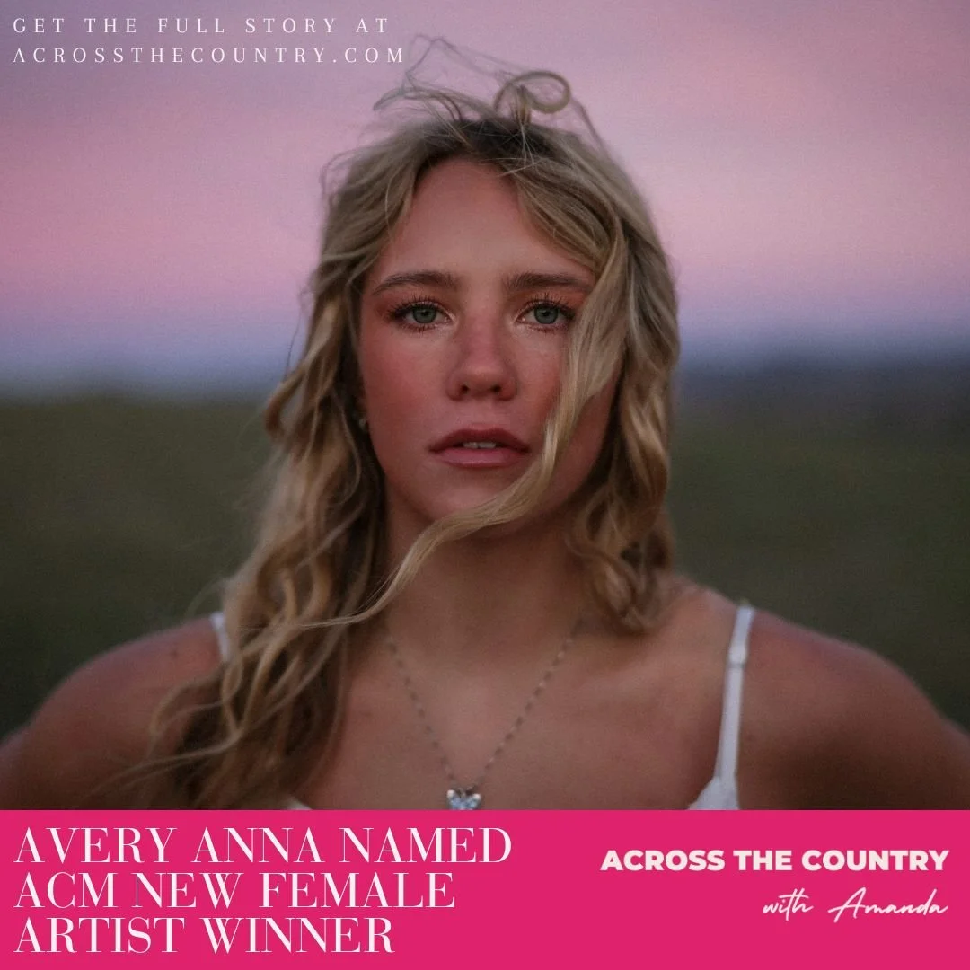 Congrats to @avery.anna.music who has been named the @acmawards New Female Artist of the Year!

Like in recent years, winners in the newcomer categories are typically announced early, and Avery was surprised during her set at Stagecoach Festival with
