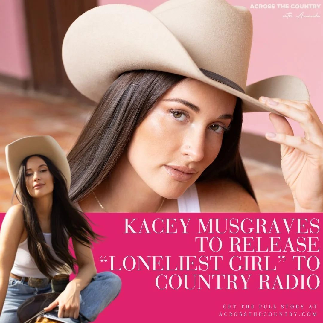 @spaceykacey is gearing up for her next chapter -&ldquo;Loneliest Girl&rdquo; is officially heading to country radio on Monday, May 4!

You'll hear it on a future episode of Across The Country with Amanda! Find a station near you at AcrossTheCountry.