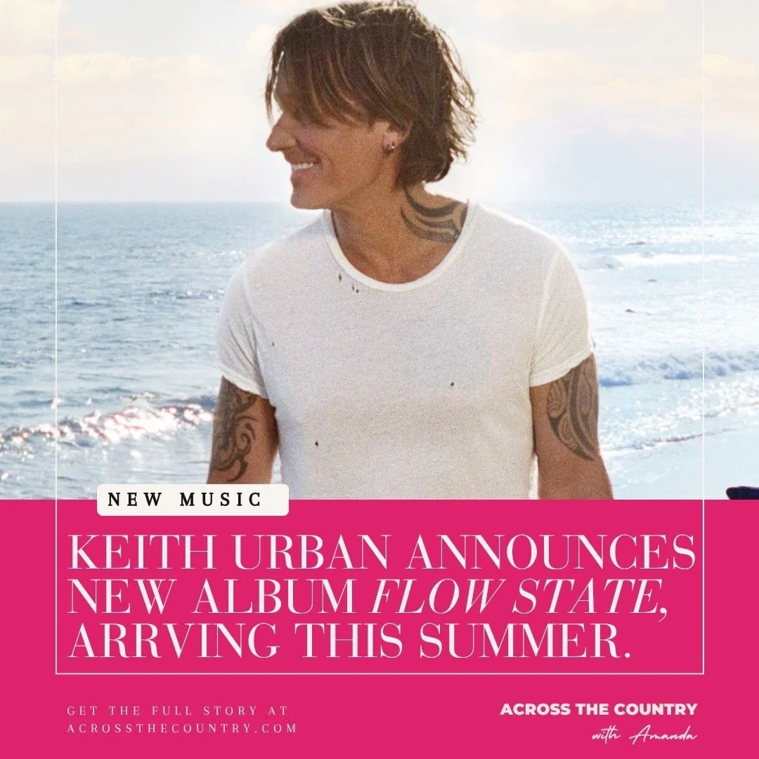 @keithurban has revealed his next album "Flow State" will be out on June 12, and the project features superstar collaborations and original songs!

Keith says, &ldquo;The origins of this kind of music was, in certain ways, a reaction and an
