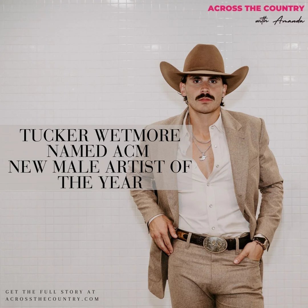 Congrats to @tuckerwetmore on being named the @acmawards  New Male Artist of the Year! 

Tune in to the big night on Sunday, May 17, for all the winners, performances, and unforgettable moments! Check out my ACM guide on my website for everything you