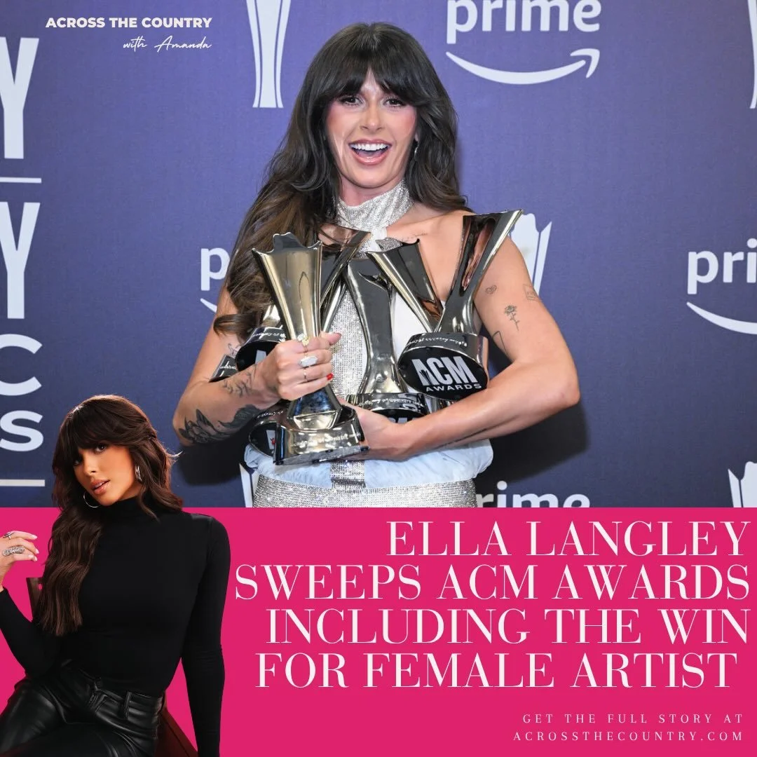 What a night for @ellalangleymusic! 

She swept the @acmawards with 5 big wins!

Female Artist 
Song of the Year - &ldquo;Choosin&rsquo; Texas&rdquo;
Single of the Year- &ldquo;Choosin&rsquo; Texas&rdquo;
Musical Event - &ldquo;Don&rsquo;t Mind if I 