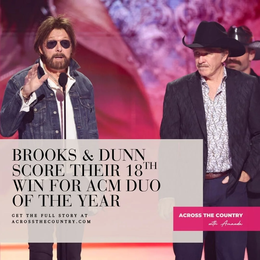 @brooklynnbradbury scored their 18th ACM Duo of the Year win! Ronnie Dunn and Kix Brooks have earned 32 ACM Awards throughout their legendary career.

Ronnie told the crowd, &ldquo;I don&rsquo;t know why you aren&rsquo;t getting sick of us, but God b