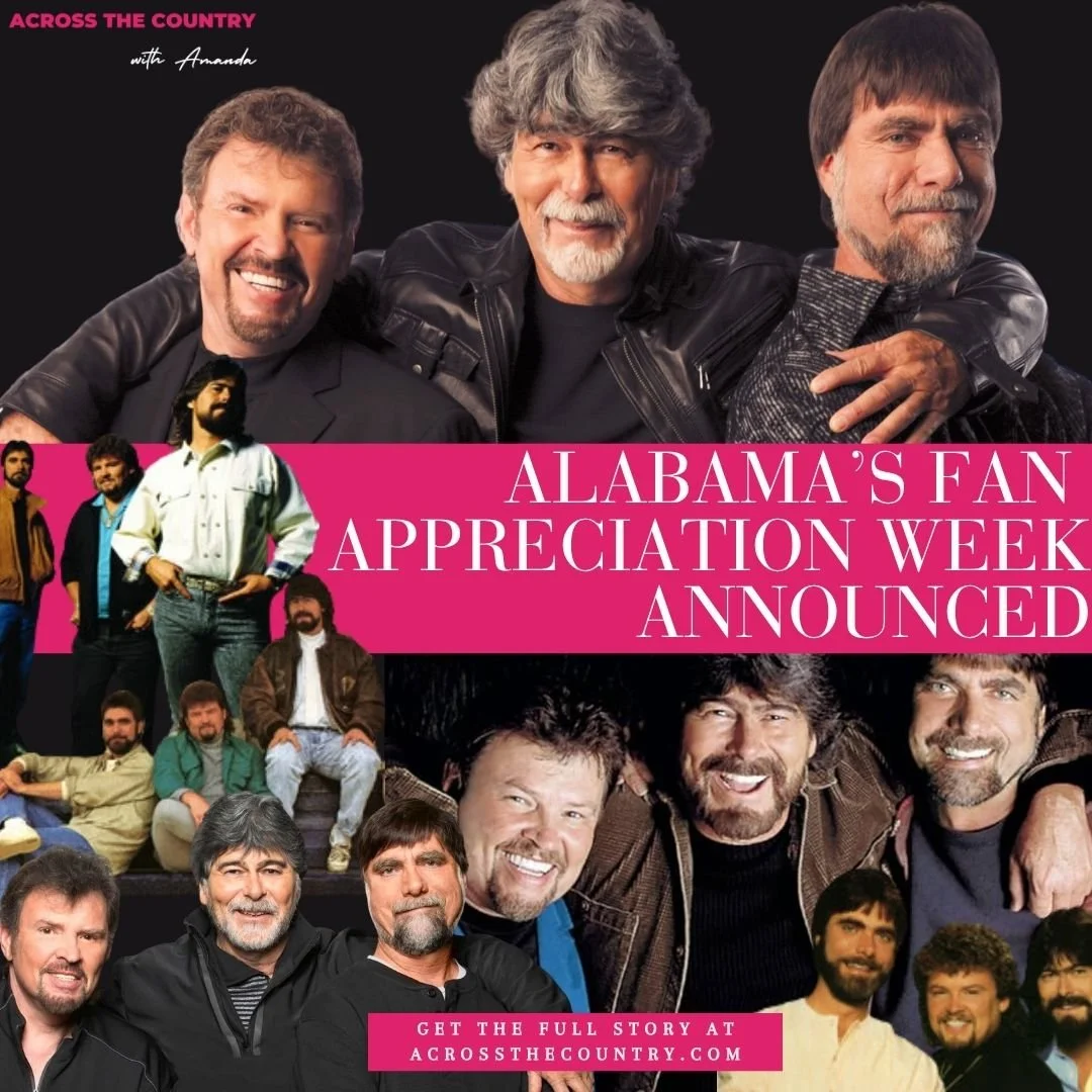 @thealabamaband Fan Appreciation Week is returning to Fort Payne in 2026, celebrating the legendary band built by Randy Owen, Teddy Gentry, and the late Jeff Cook in the hometown where it all began.

The June event will feature live music, songwriter