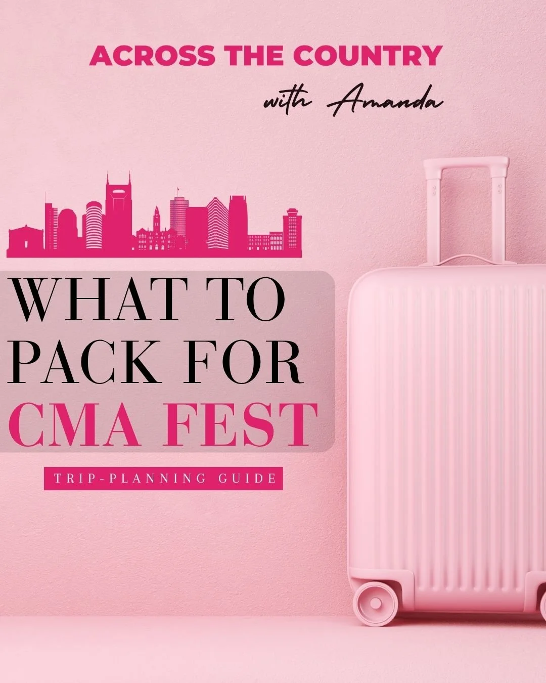 Packing for @cma Fest? Don&rsquo;t forget the little things that can make a long festival day so much easier: sunscreen, a portable charger, comfortable shoes, and a few smart extras. Find the guide in my bio!