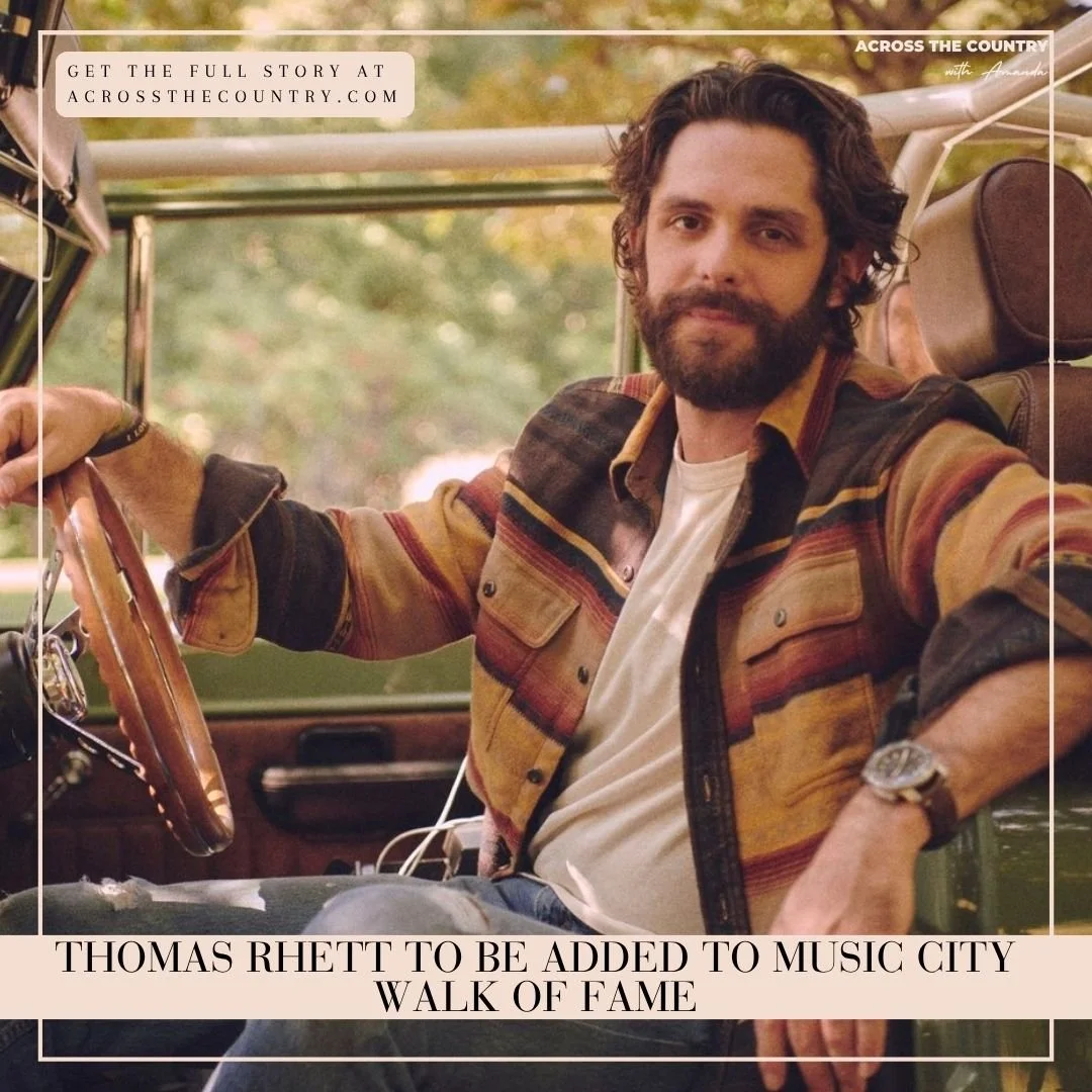 Planning a Nashville trip in July? Add a stop at the Music City Walk of Fame.

Thomas Rhett will be honored with the 113th star during a public ceremony on July 8, 2026, in downtown Nashville &mdash; giving visitors a chance to be there for the newes