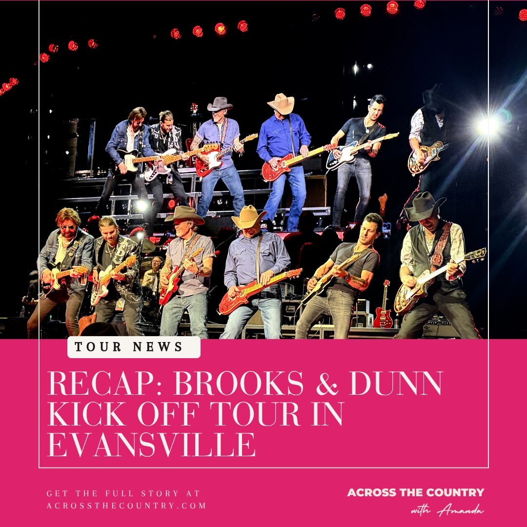 It was 35 years of hits as @brooksanddunn kicked off their tour in Evansville, Indiana at the @thefordcenter!

Check out the recap and see the setlists for openers @tuckerwetmore + @cayleehammack - you&rsquo;ll find the link in my bio. 🌟