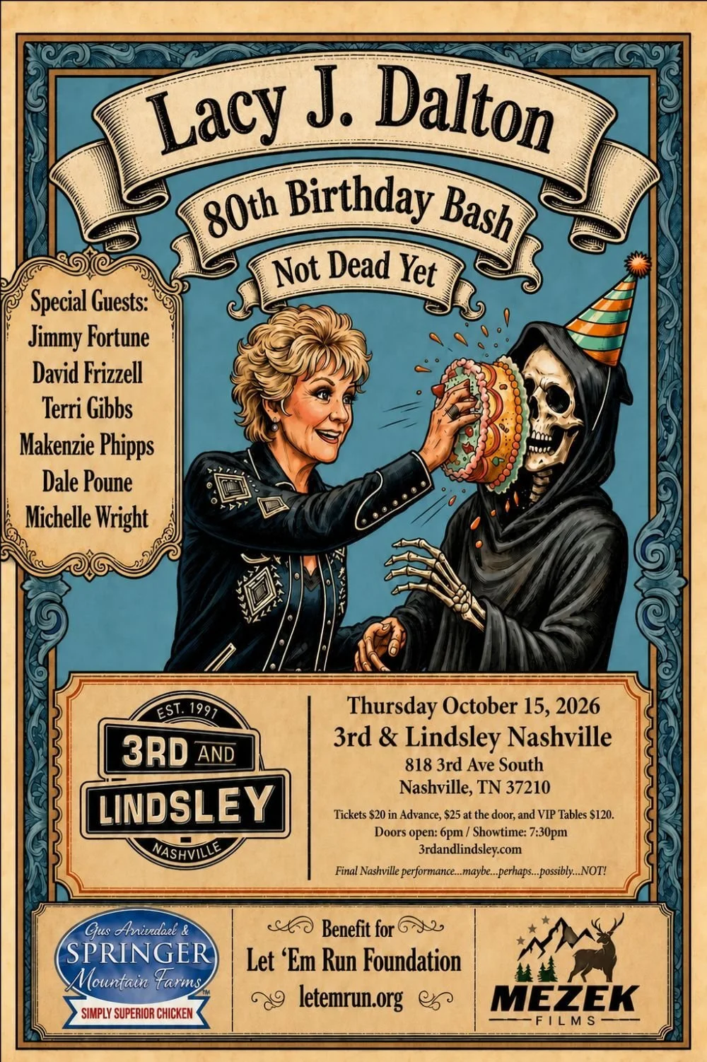Lacy J Dalton Nashville Birthday Show