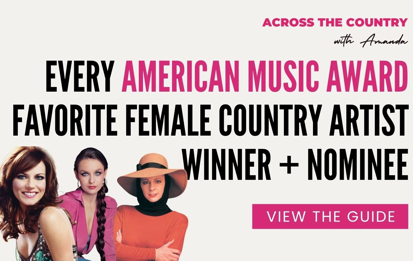 American Music Award Favorite Female Country Artist