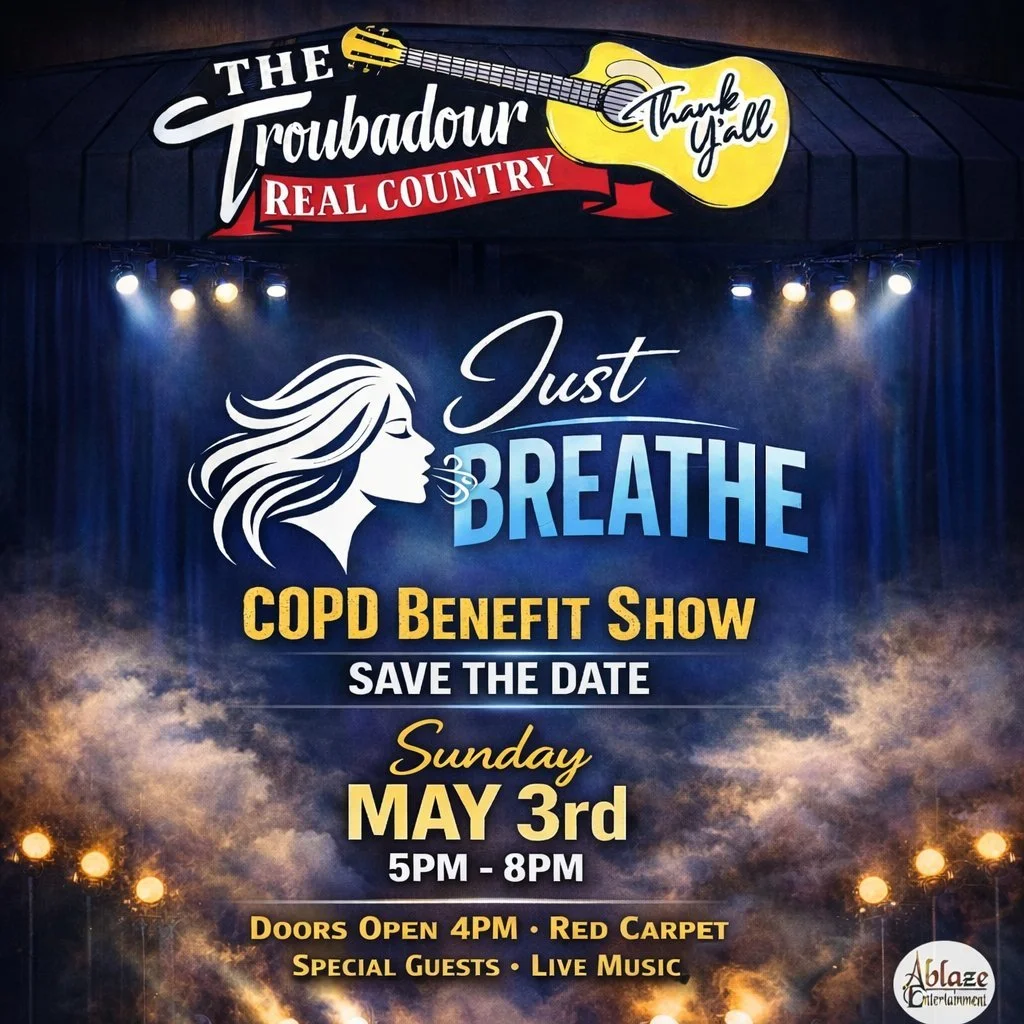 Just Breathe COPD Benefit Show Set for May 3, 2026 in Nashville