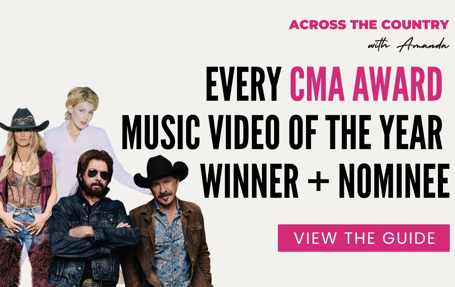 CMA Music Video of the Year Winners and Nominees: Complete List