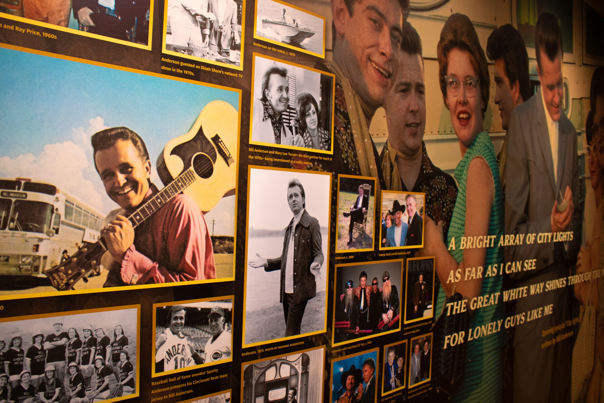 Bill Anderson Exhibit at the Country Music Hall of Fame