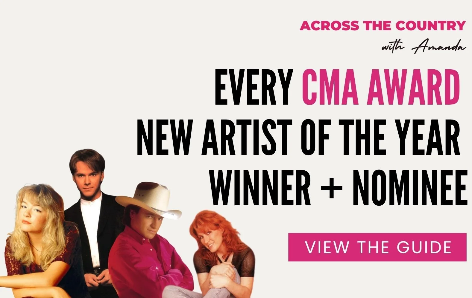 Every CMA New Artist of the Year Winner and Nominee